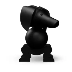Kay Bojesen hund 18,5 cm, Mörkbetsad ek