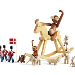 Kay Bojesen trumslagare, röd-blå