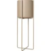 Kena kruka på ben M h80,5 cm Ø29 cm, Nomad (beige)