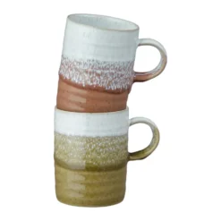 Kiln Accents mugg 40 cl 2 delar, Ochre-rust