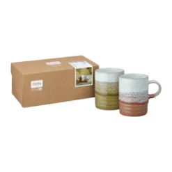 Kiln Accents mugg 40 cl 2 delar, Ochre-rust