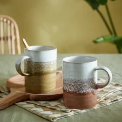 Kiln Accents mugg 40 cl 2 delar, Ochre-rust