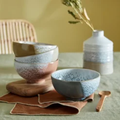 Kiln Accents skål Ø13 cm 4 delar, Multi