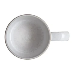 Kiln Coral räfflad mugg, Koral-beige, Ø8,5 cm