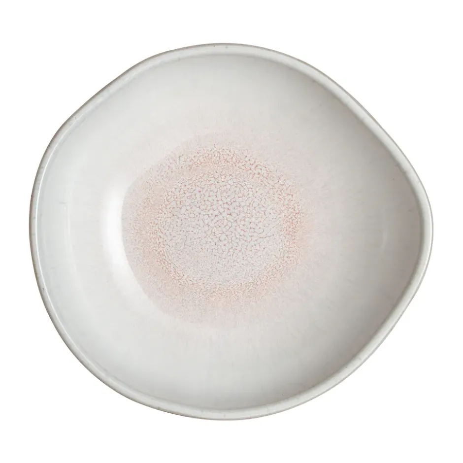 Kiln Coral serveringsskål, Koral-beige, 19x18 cm