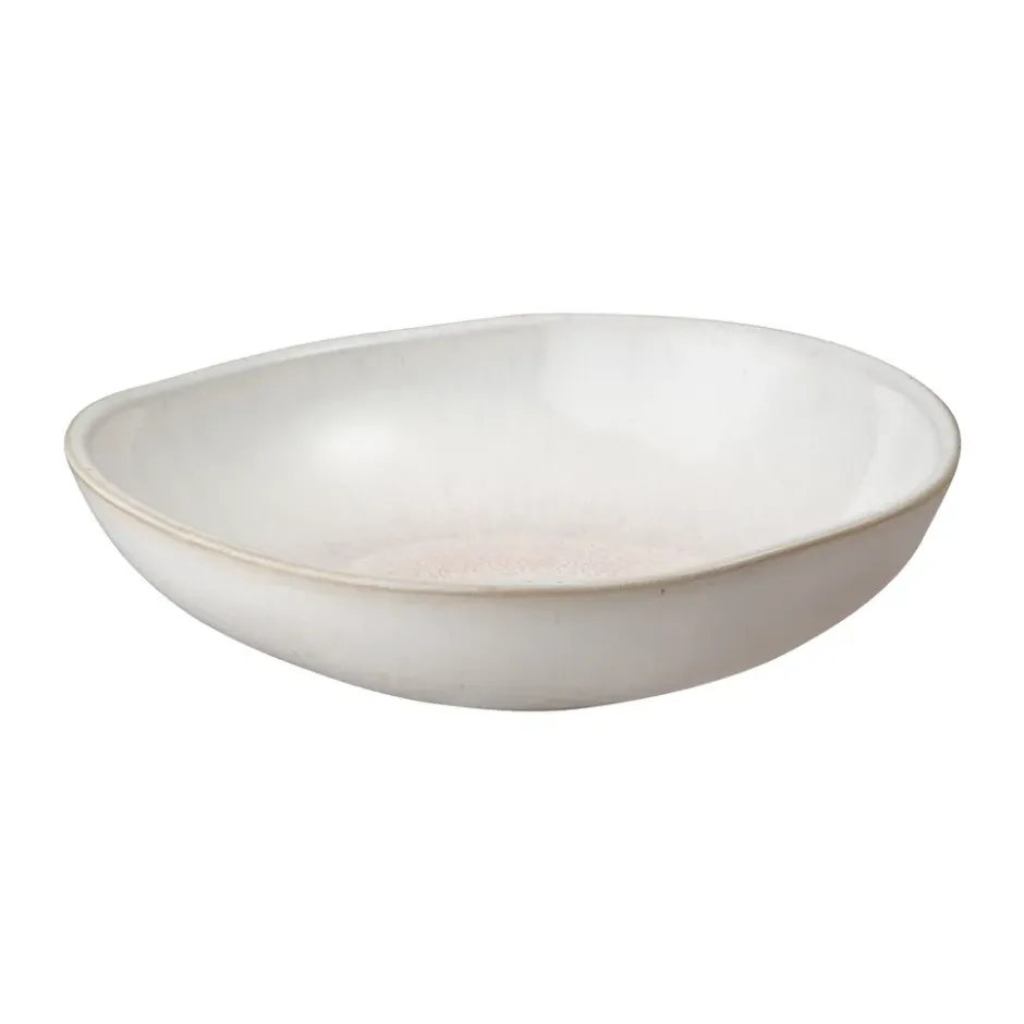 Kiln Coral serveringsskål, Koral-beige, 19x18 cm