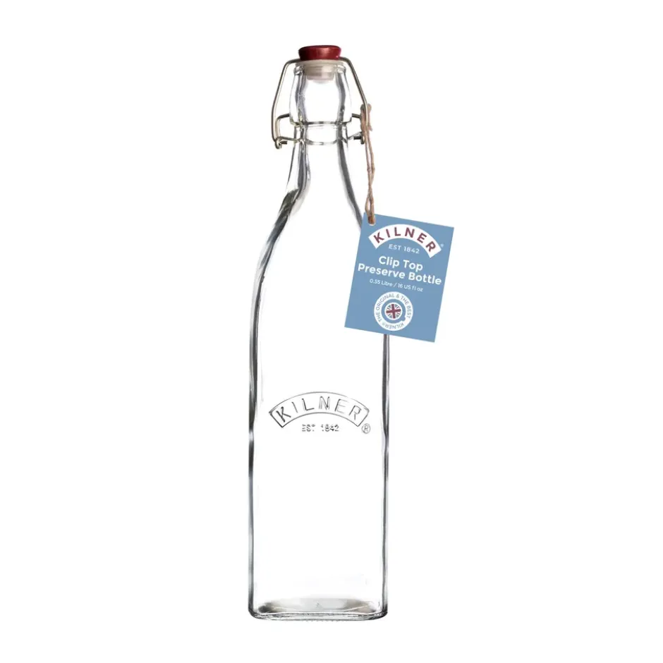 Kilner flaska med bygel, Klar, 0,55 L