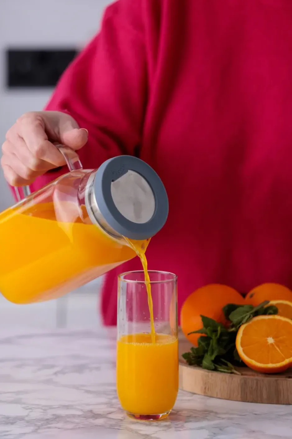 Kilner FRESH kylkanna, Klar-grå, 1,2 L