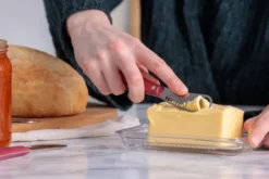 Kilner smörkniv set, Röd-rostfritt stål