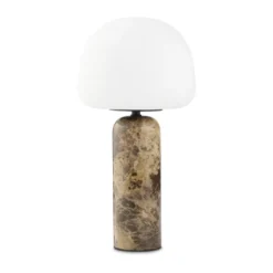 Kin bordslampa 40 cm, Brown marble