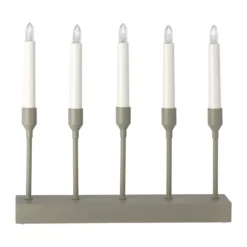 Kindle portabel adventsljusstake 30 cm, Beige