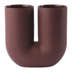 Kink vas 26 cm, Deep red