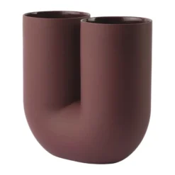 Kink vas 26 cm, Deep red