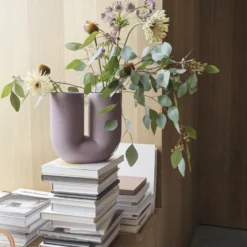Kink vas 26 cm, Dusty lilac