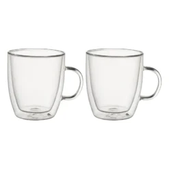 Kirk kaffekopp dubbelväggig 24 cl 2-pack, Glas