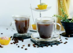Kirk kaffekopp dubbelväggig 24 cl 2-pack, Glas