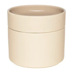 Kirnu dekorativ burk Ø11x10 cm, Beige