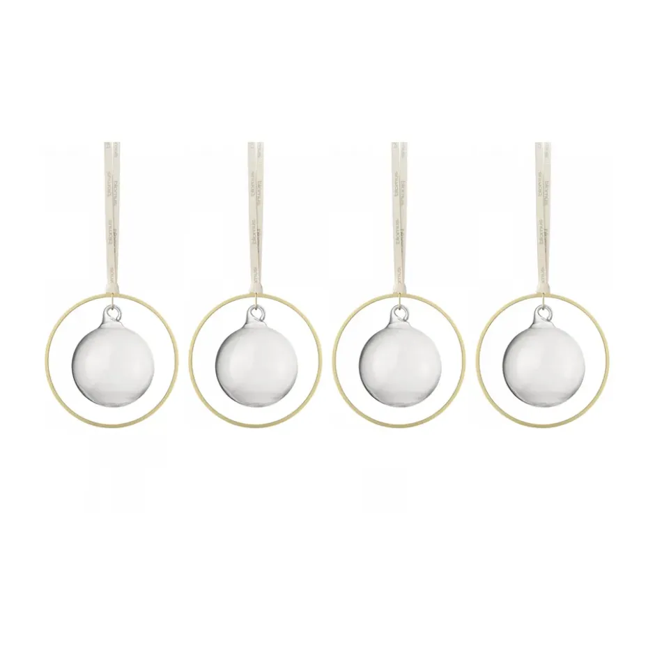 KITAI julgranskula 8,5 cm 4-pack, Clear