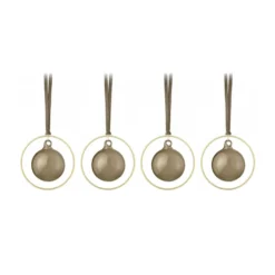 KITAI julgranskula 8,5 cm 4-pack, Coffee