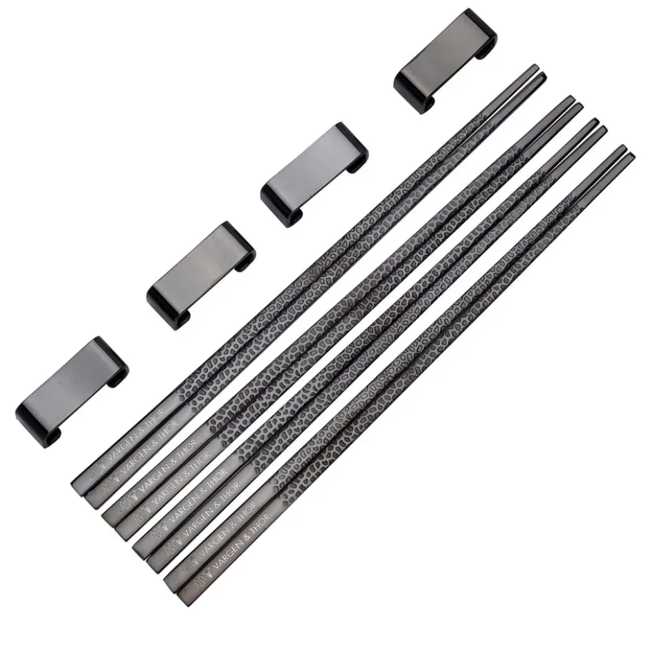 Kito Chopsticks ätpinnar 4-pack, Svart