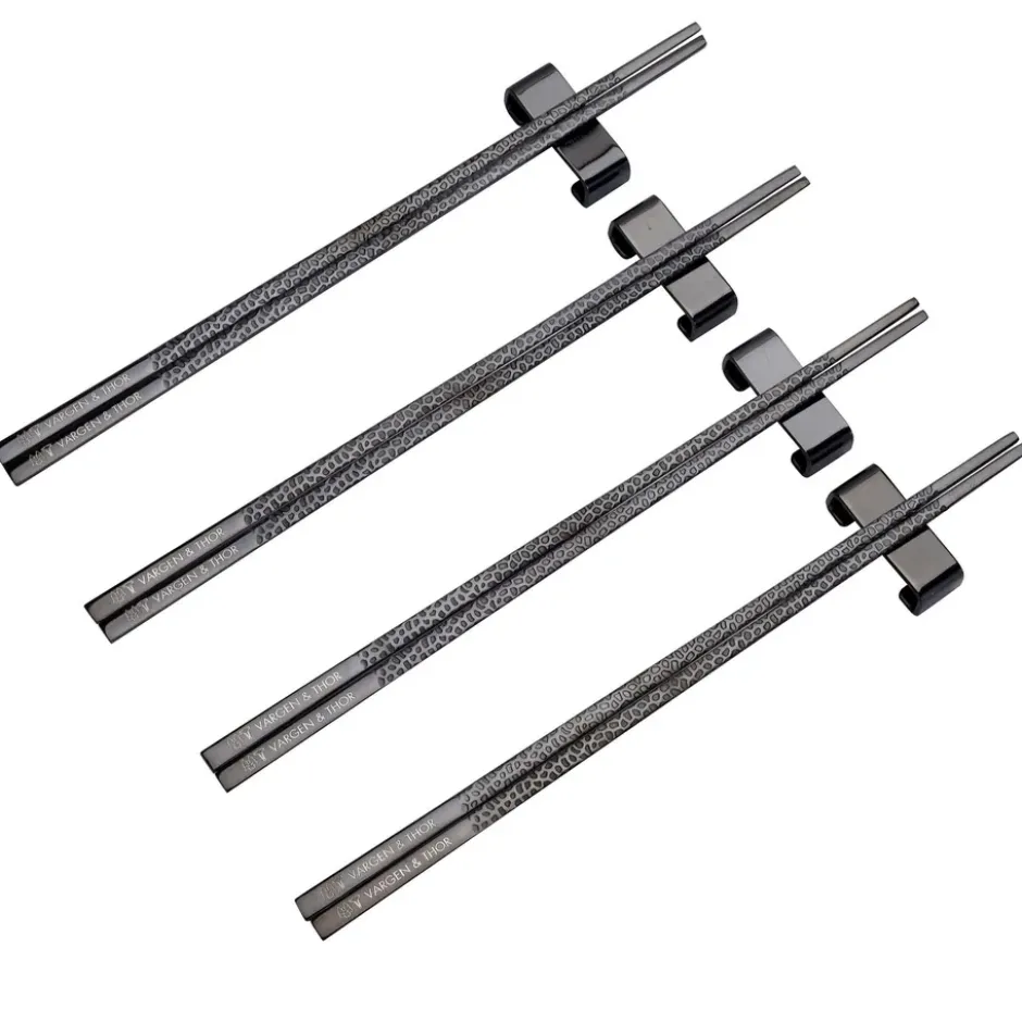 Kito Chopsticks ätpinnar 4-pack, Svart