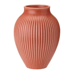 Knabstrup vas räfflad 20 cm, Coral