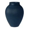 Knabstrup vas räfflad 20 cm, Dark blue