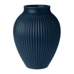 Knabstrup vas räfflad 20 cm, Dark blue