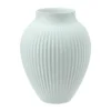 Knabstrup vas räfflad 20 cm, Ice blue