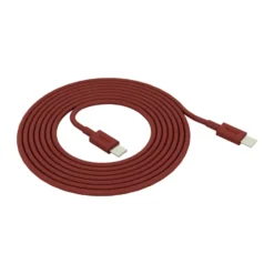 Kord USB-C till USB-C laddningskabel 1,8 m, Fired Brick