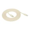 Kord USB-C till USB-C laddningskabel 1,8 m, Pearled Ivory