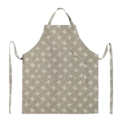 Korg XL förkläde, Natur-taupe
