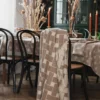 Korg XL servett 45x45 cm 2-pack, Natur-taupe
