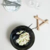 Krenit salladsbestick, svart