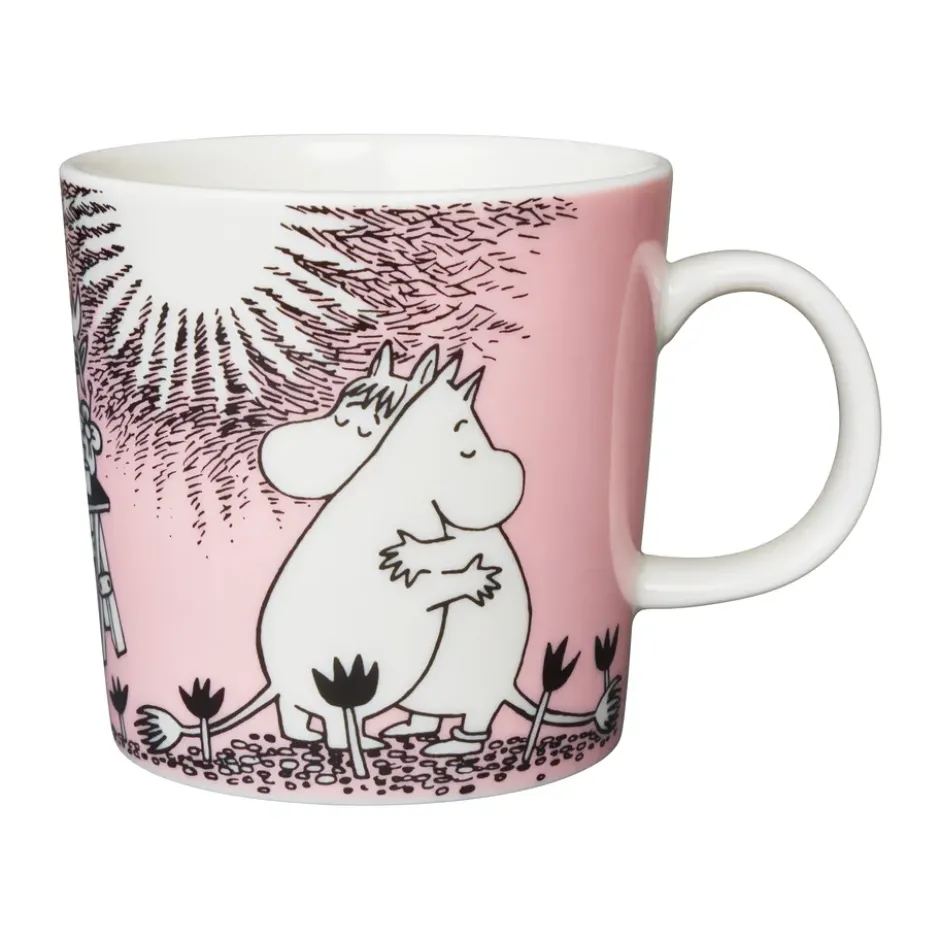 Kärlek Muminmugg, rosa