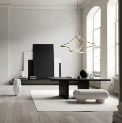 Kumo Chandelier Big takkrona, Brass