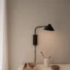 Kuro vägglampa, Black, Ø14x32 cm, wall