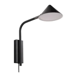 Kuro vägglampa, Black, Ø14x32 cm, wall