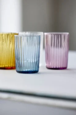 Kusintha vattenglas 28 cl 4-pack, Blå