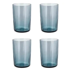 Kusintha vattenglas 28 cl 4-pack, Blå
