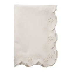 Lace bordsduk, Offwhite, 180x250 cm