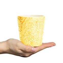 Lace mugg 30 cl, Gul