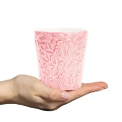 Lace mugg 30 cl, Ljusrosa
