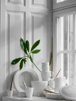 Lace mugg 30 cl, Vit