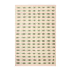 Ladakh ullmatta, Offwhite-green-pink, 180x270cm