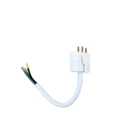 Lampkontakt DCL, vit, med sladd 15 cm