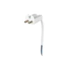 Lampkontakt, vit, med kabel 11 cm, ojordad