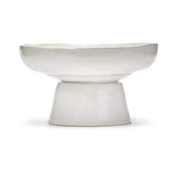 La Mère serveringsfat på fot Ø31 cm, Off white
