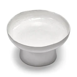La Mère serveringsfat på fot Ø31 cm, Off white
