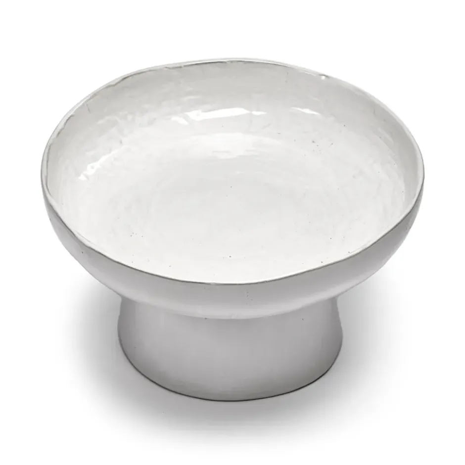 La Mère serveringsfat på fot Ø31 cm, Off white